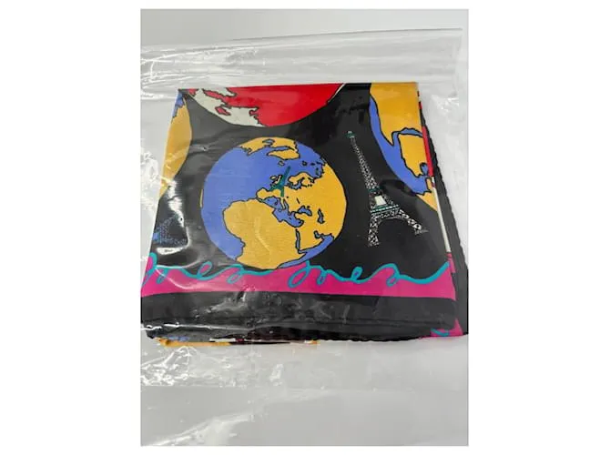Inès de la Fressange Pañuelo de seda Ines de la Fressange Multicolor 