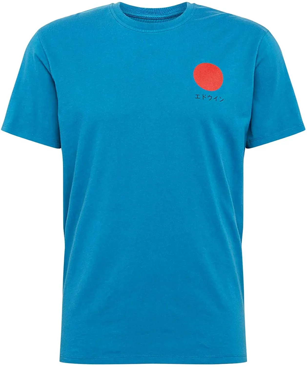 JAPANESE SUN TS COTTON SINGLE JERSEY SAXONY BLUE GARMEN