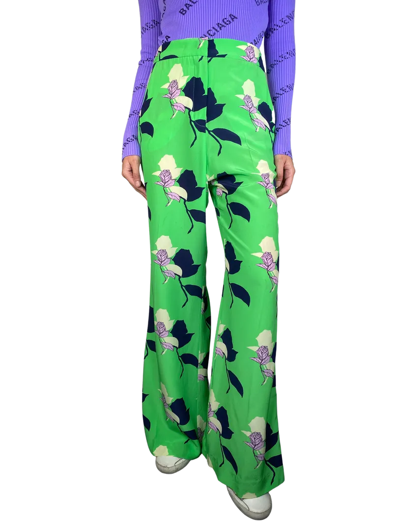 JAZMIN CHEBAR Pantalón Palazzo Seda