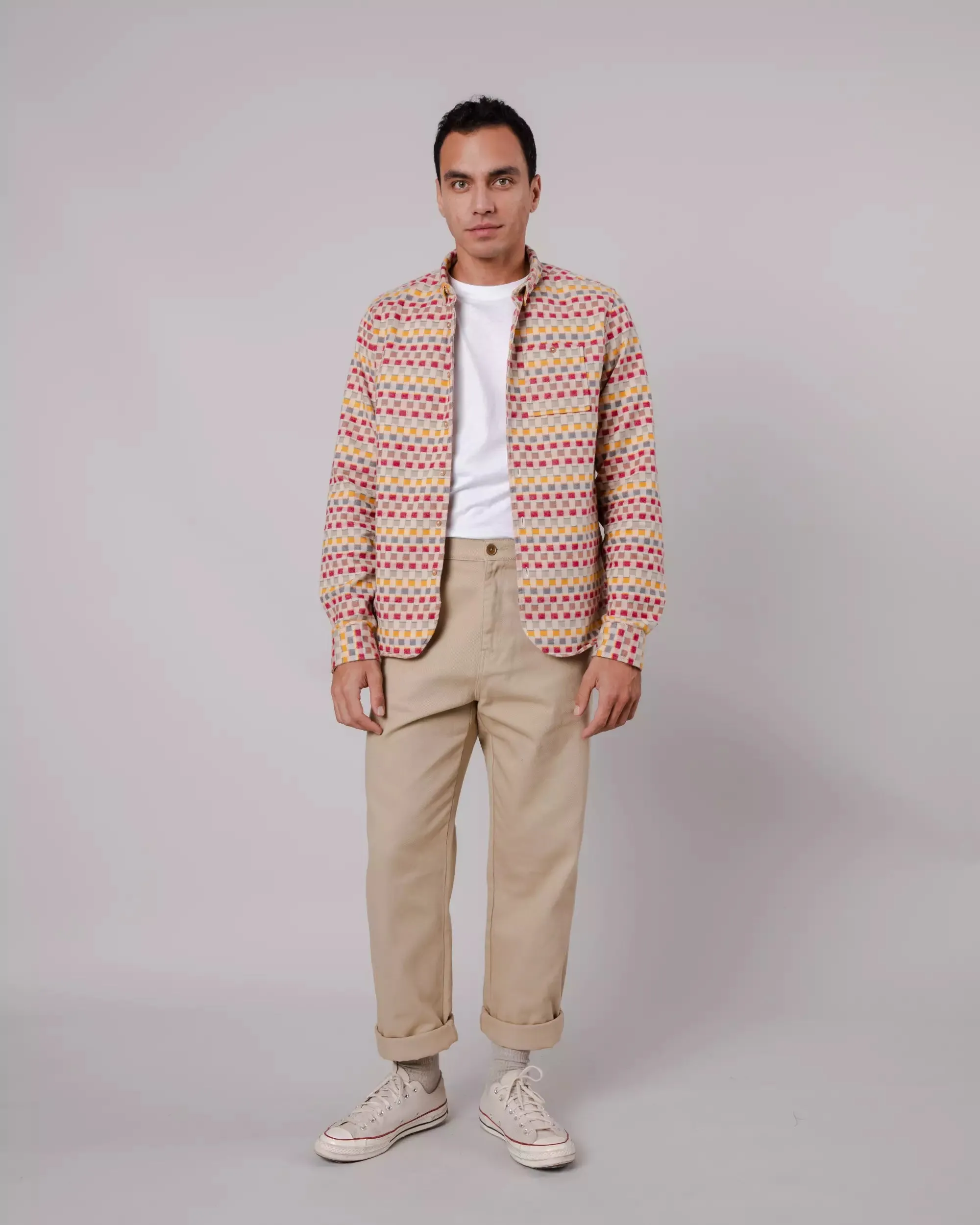 Lakeland Regular Shirt Ecru