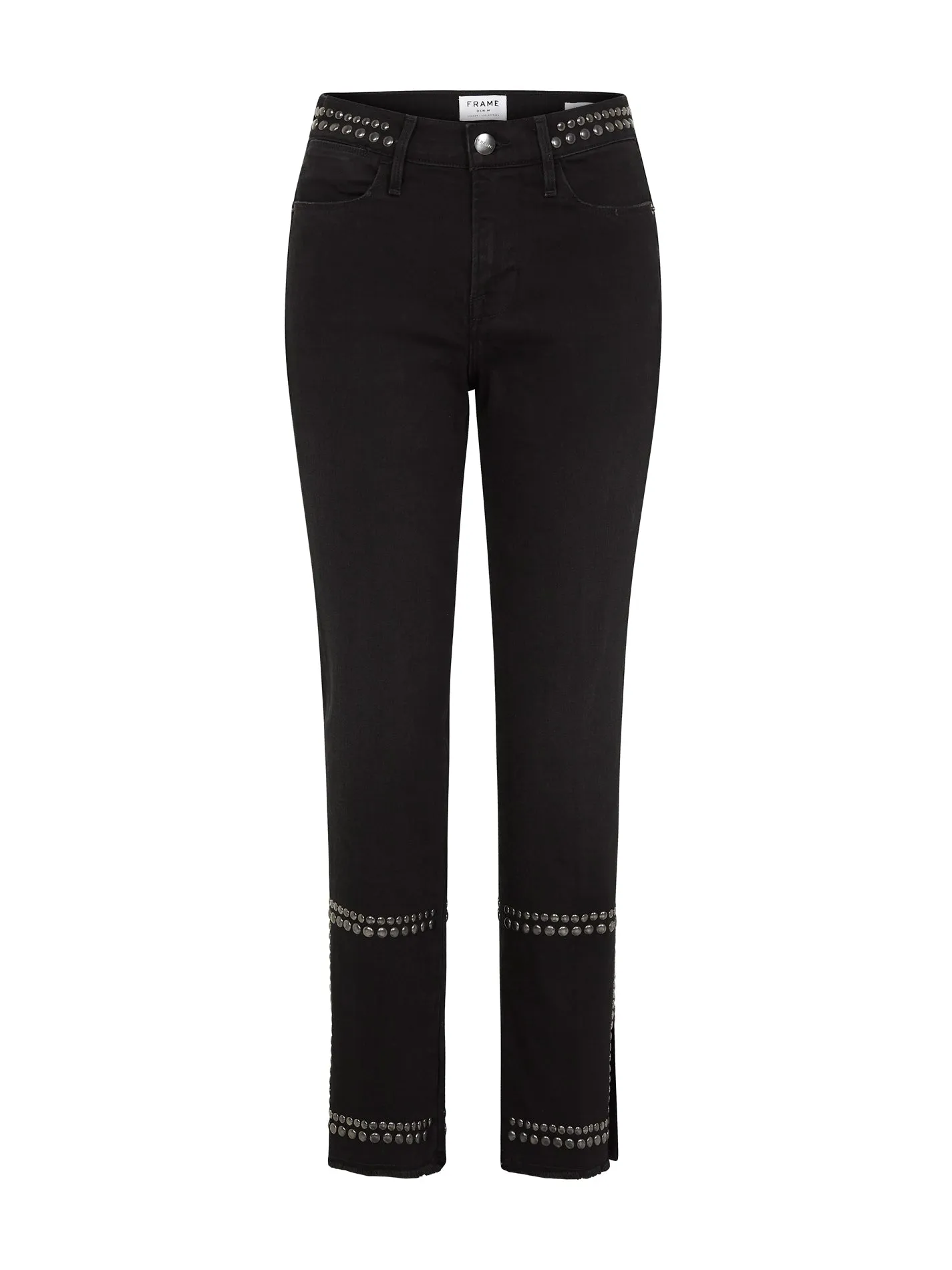 Le High Straight Band Stud Jean