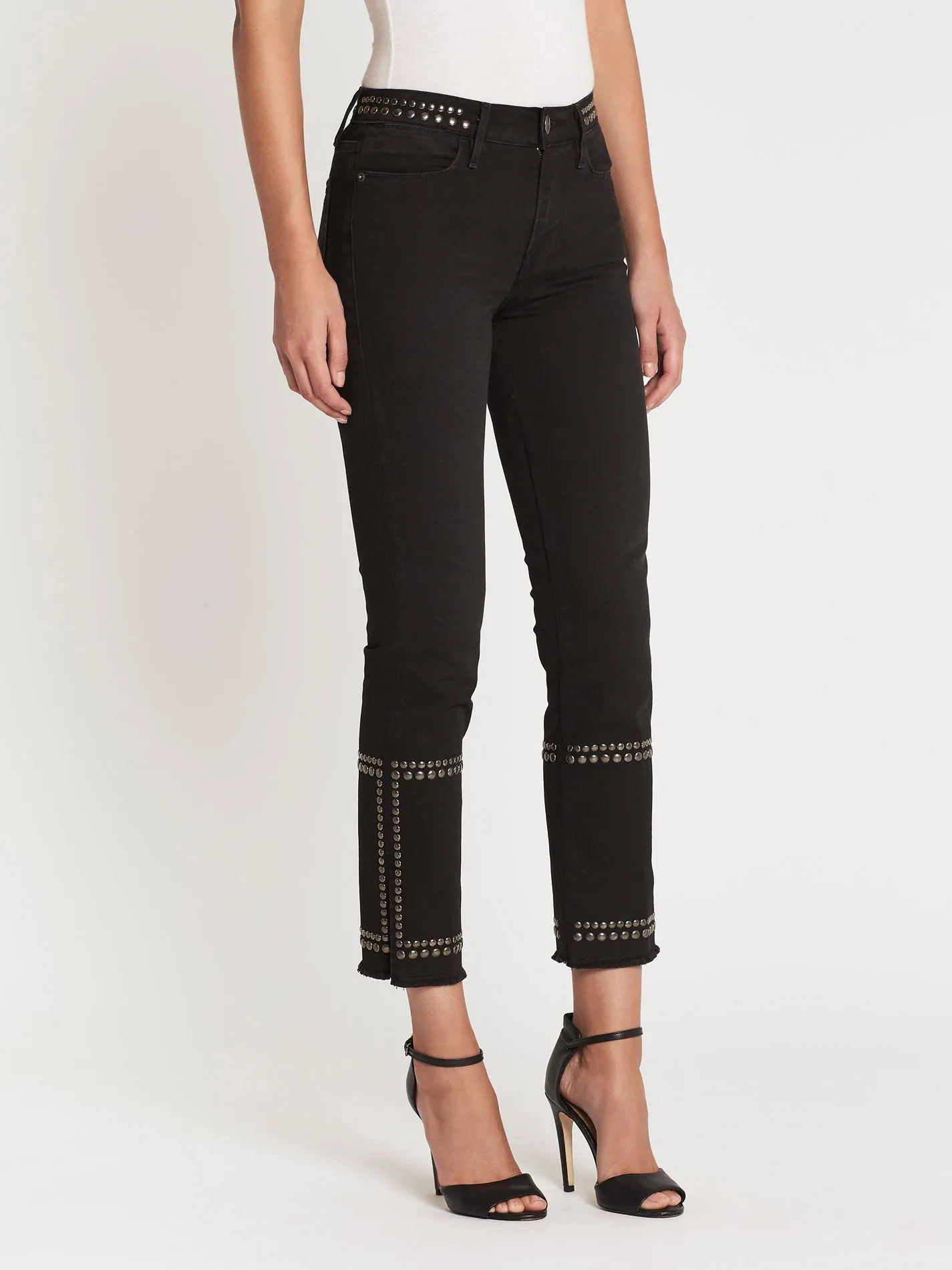 Le High Straight Band Stud Jean