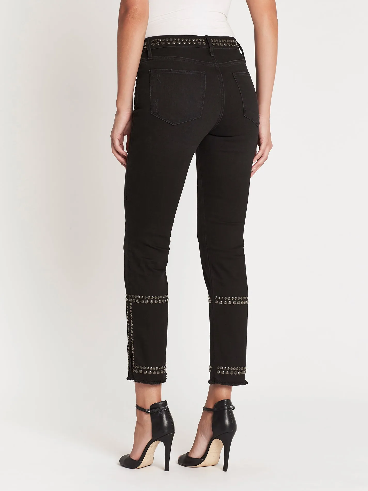 Le High Straight Band Stud Jean