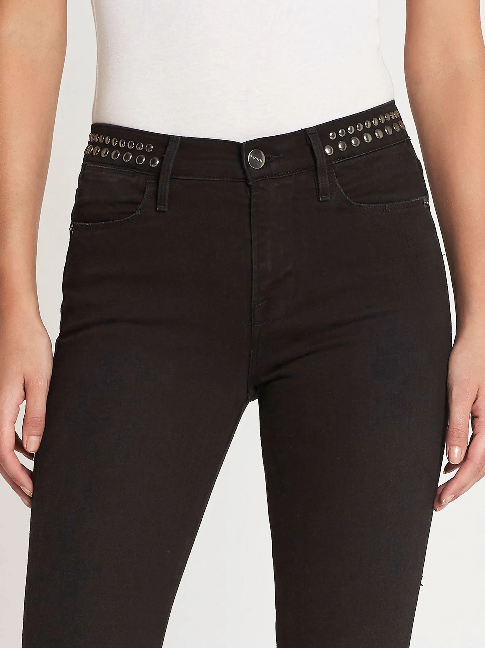 Le High Straight Band Stud Jean