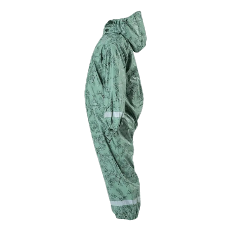 LINDBERG NORDSKOG FLEECELINED RAIN OVERALL GREEN