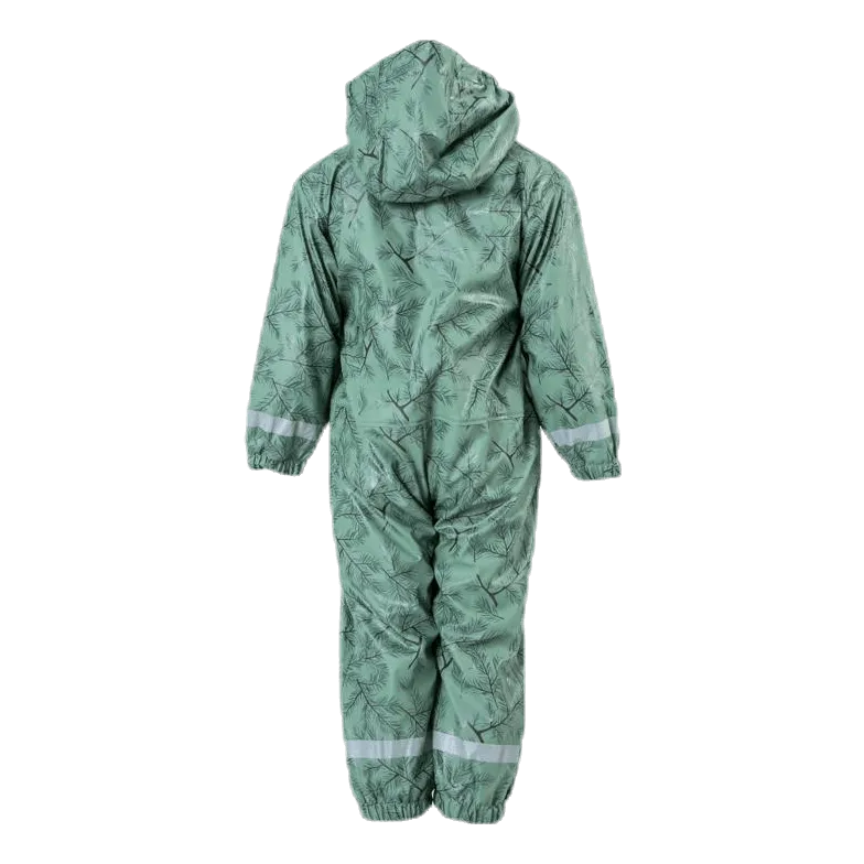 LINDBERG NORDSKOG FLEECELINED RAIN OVERALL GREEN