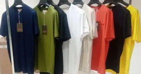 Lote de Ropa de Diseñador para Hombre CAMISETAS DE GABARDINA