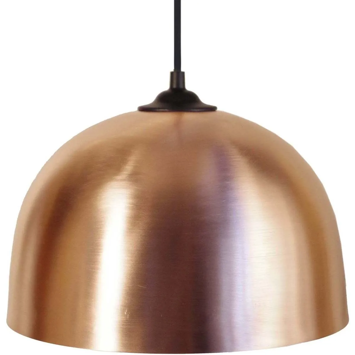 Lámpara colgante redondo metal cobre