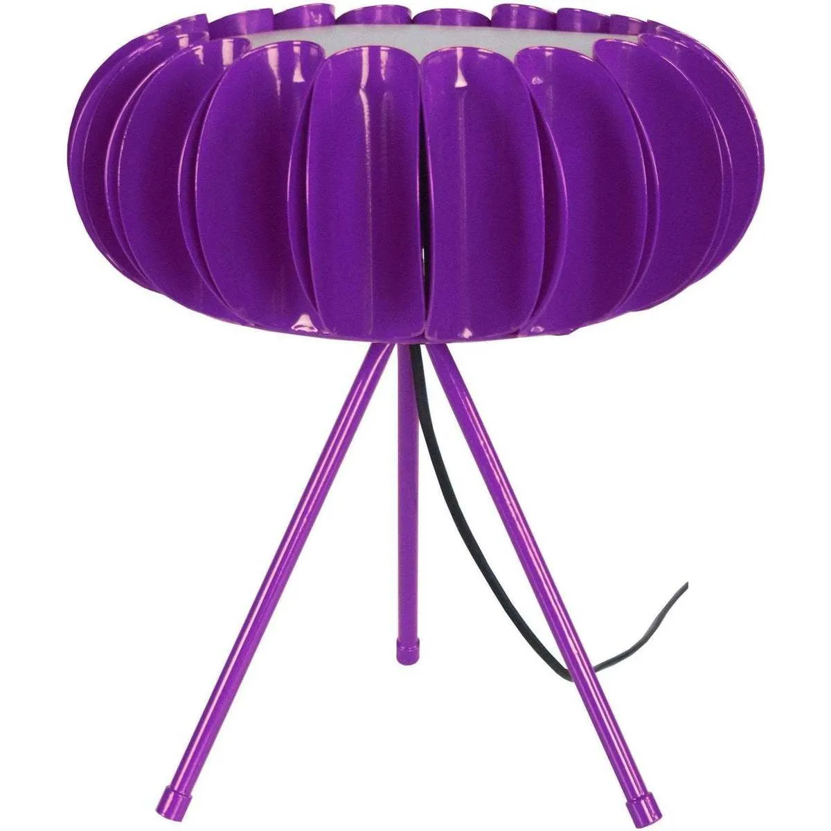 Lámpara de Mesa redondo metal púrpura