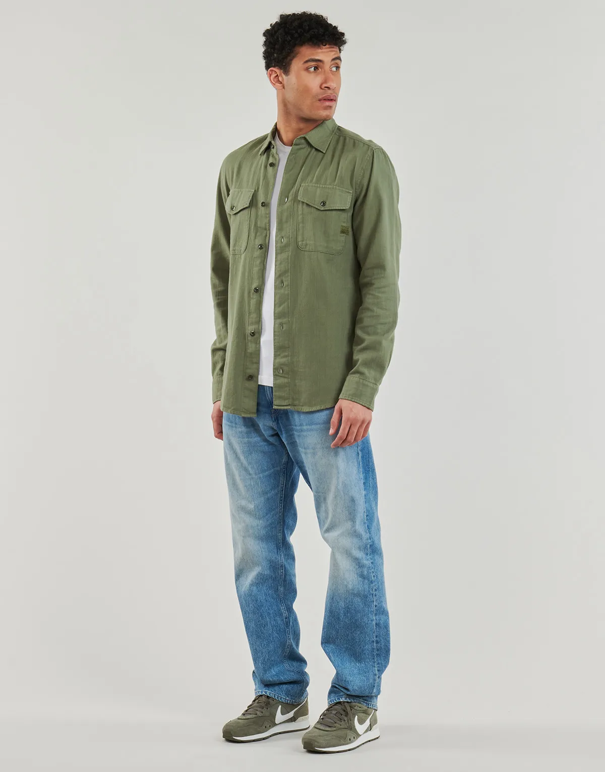 marine slim shirt l\s