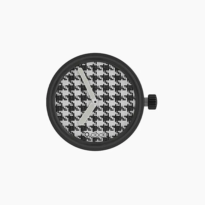 Mecanismo tejido pied de poule O clock