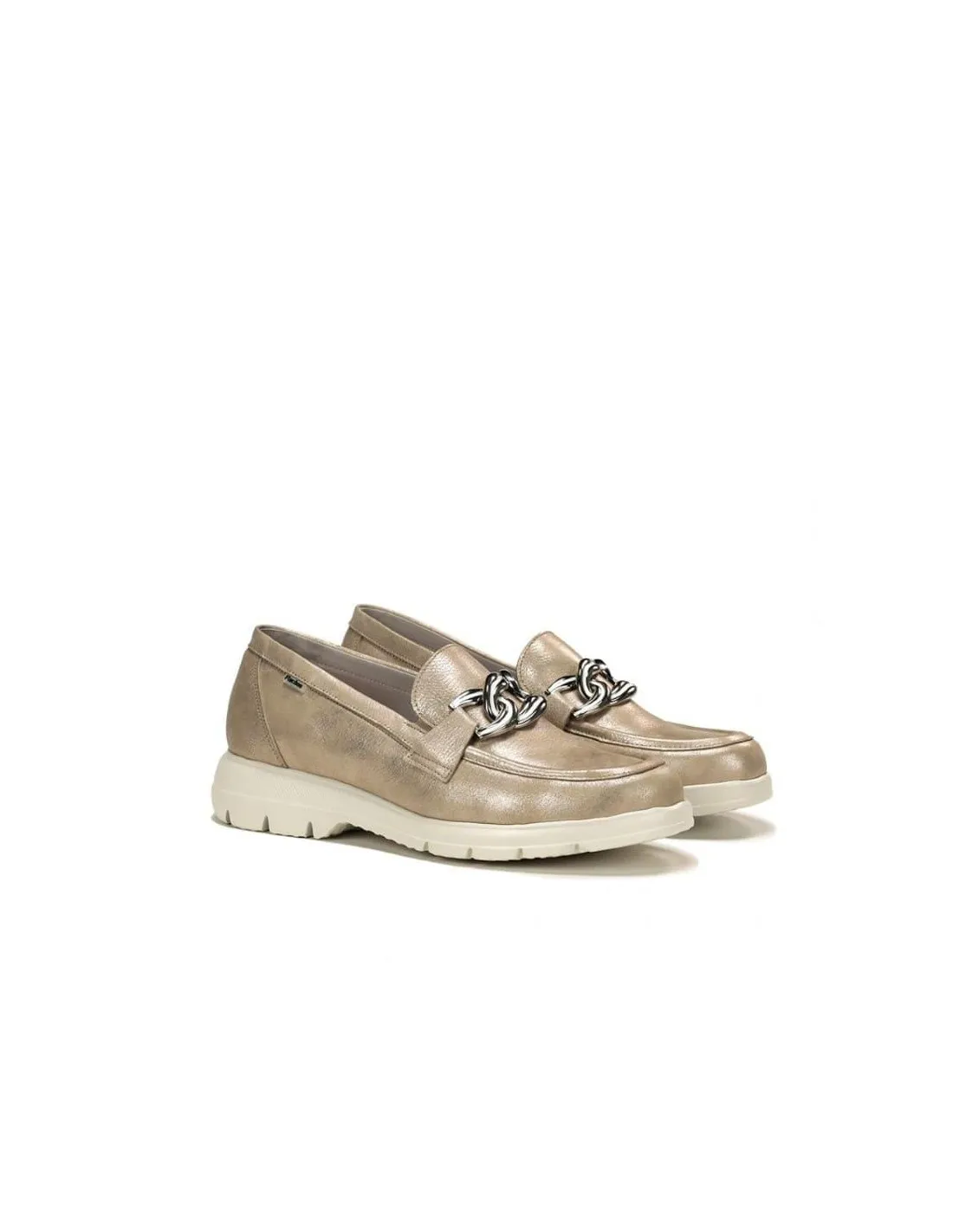 >Mocasín para Mujer FLUCHOS GLADIS F1937 Dorado