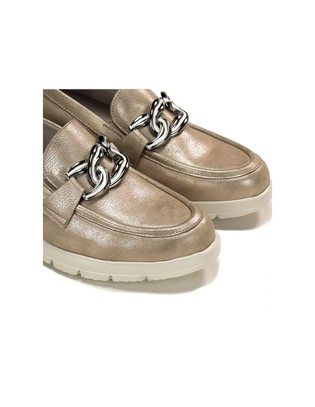 >Mocasín para Mujer FLUCHOS GLADIS F1937 Dorado