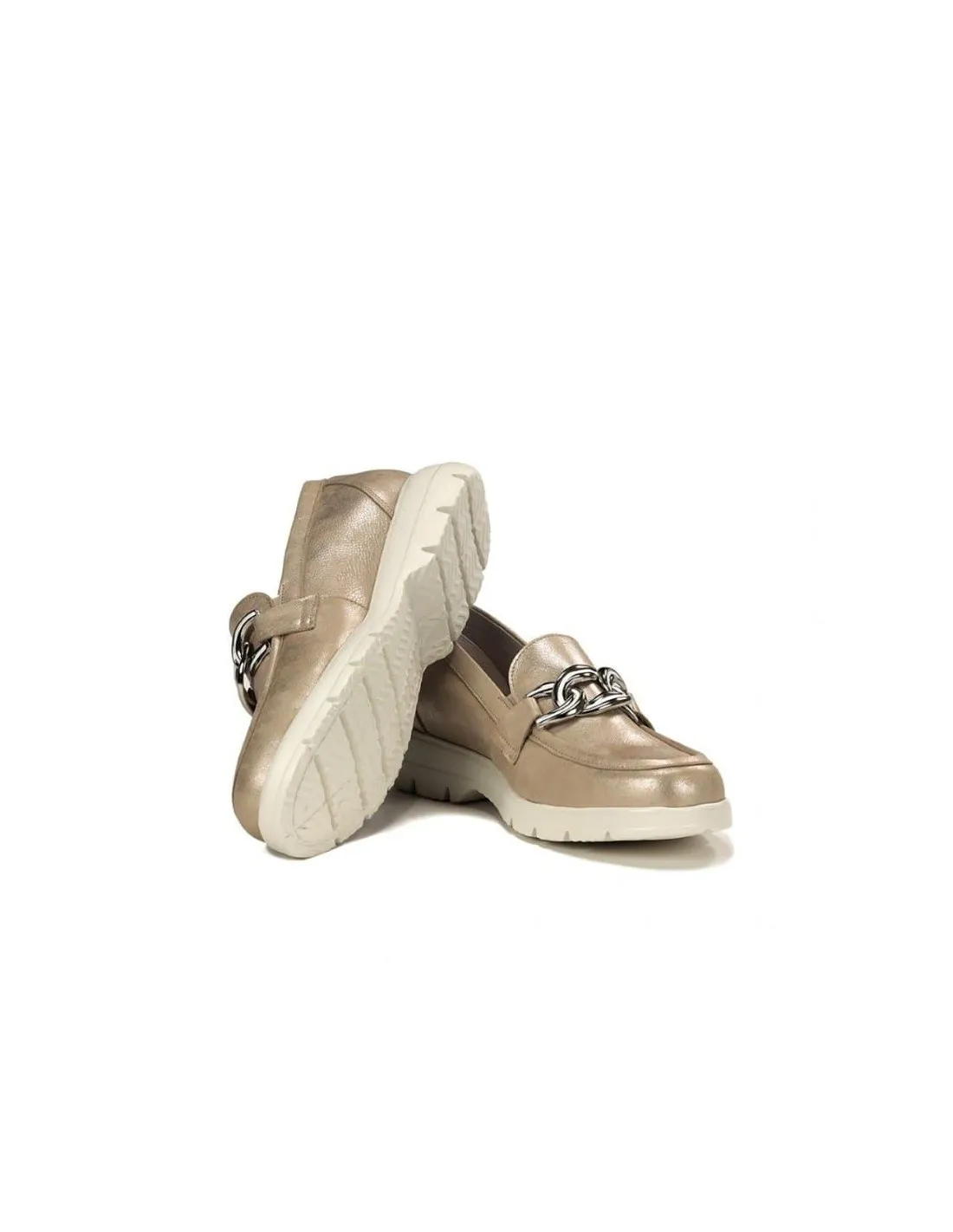 >Mocasín para Mujer FLUCHOS GLADIS F1937 Dorado