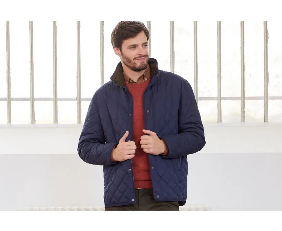 NAVY QUILTED JACKET  TORSTEN II