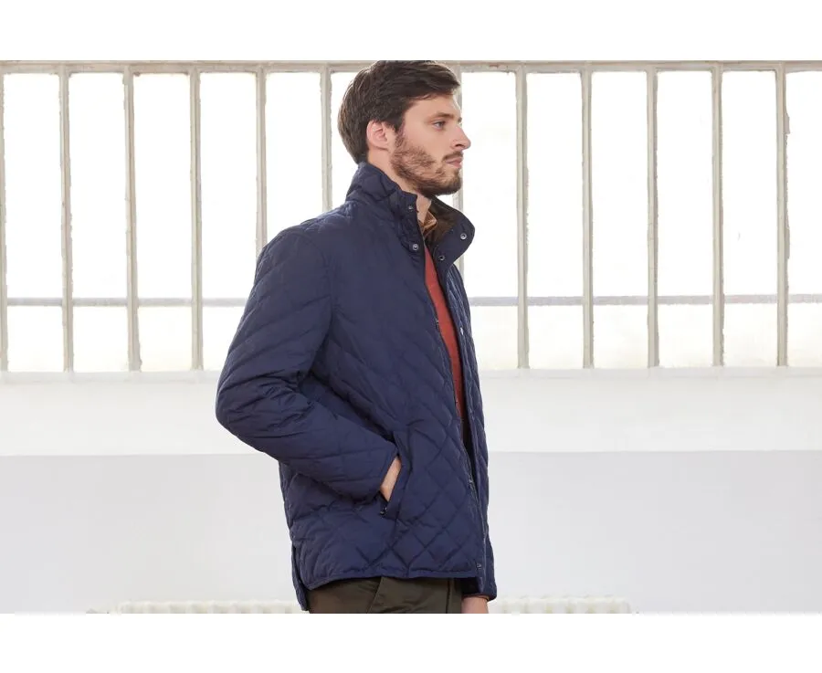 NAVY QUILTED JACKET  TORSTEN II