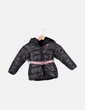 NoName Abrigo bicolor reversible acolchado