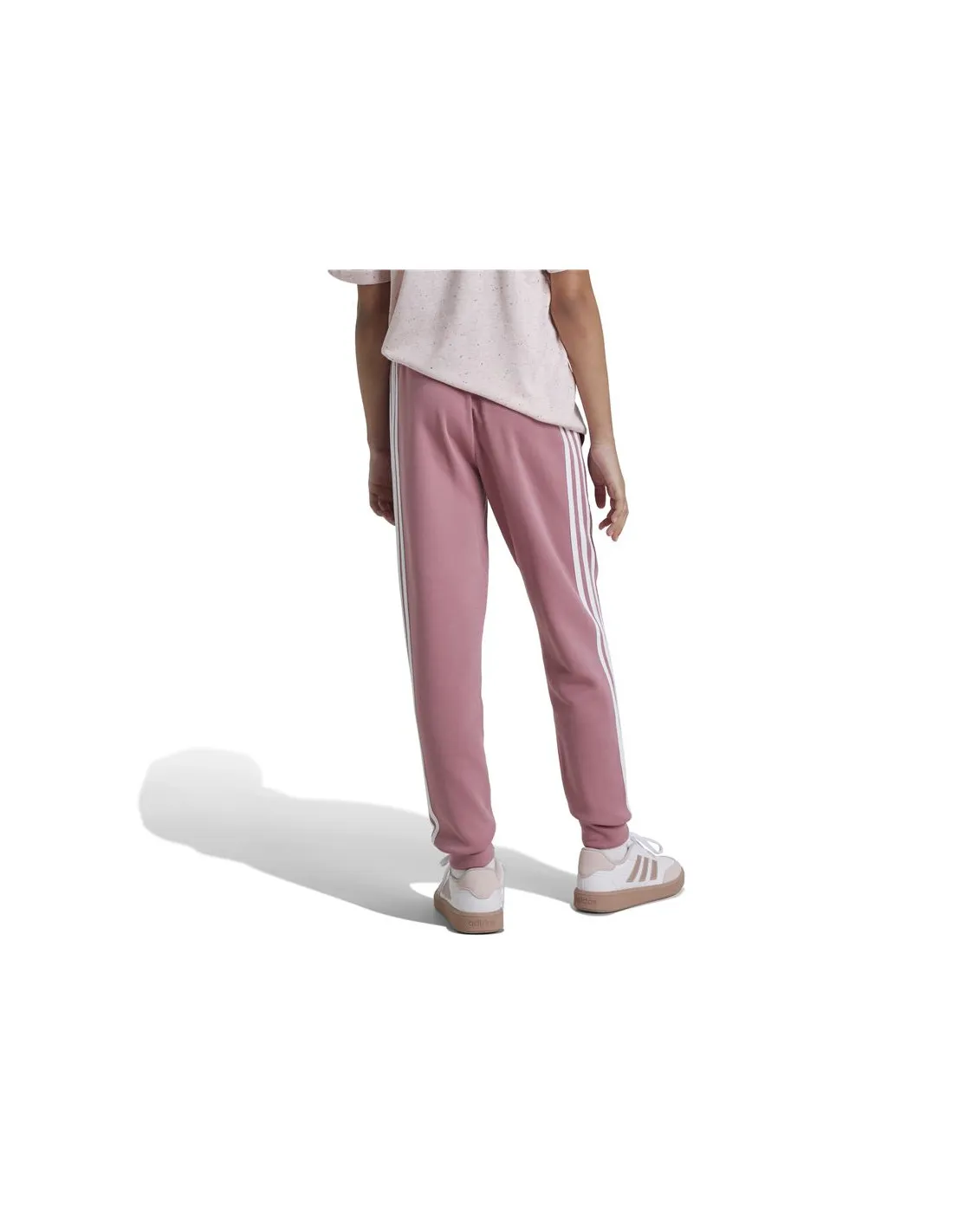 Pantalones adidas Future Icons 3 Bandas Cotton Niña Rosa