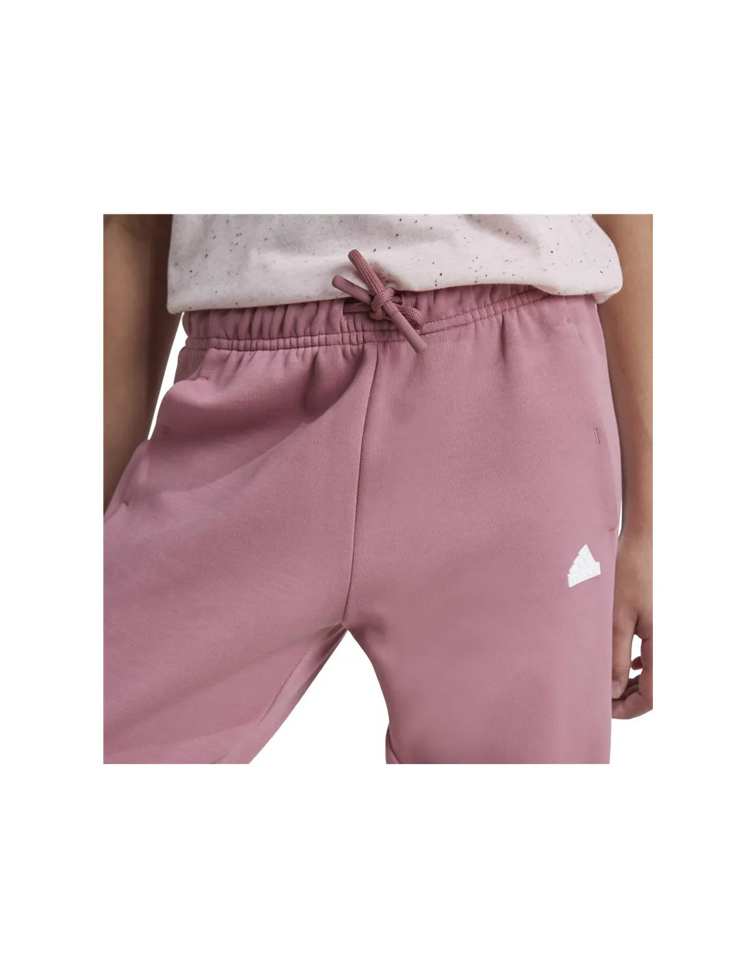 Pantalones adidas Future Icons 3 Bandas Cotton Niña Rosa