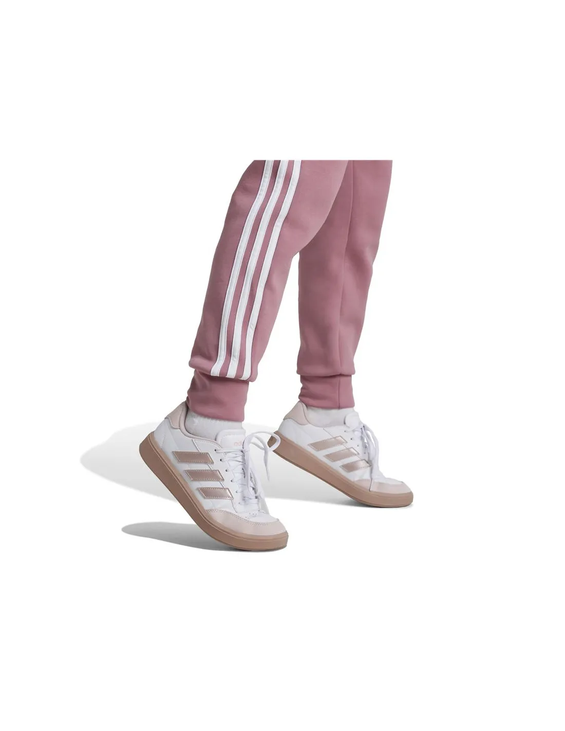 Pantalones adidas Future Icons 3 Bandas Cotton Niña Rosa