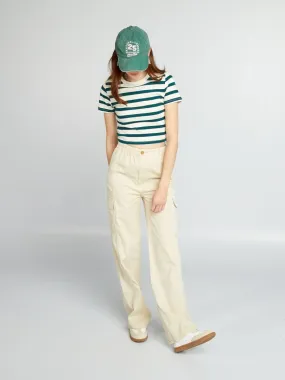 Pantalón con múltiples bolsillos - beige