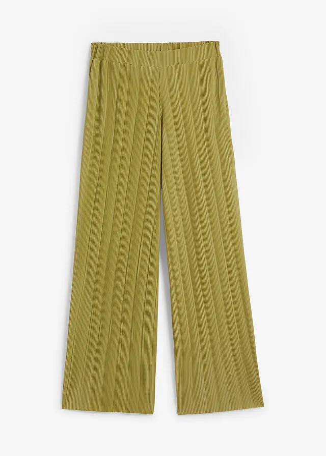PANTALóN DE ALGODóN VERDE OLIVADORADO