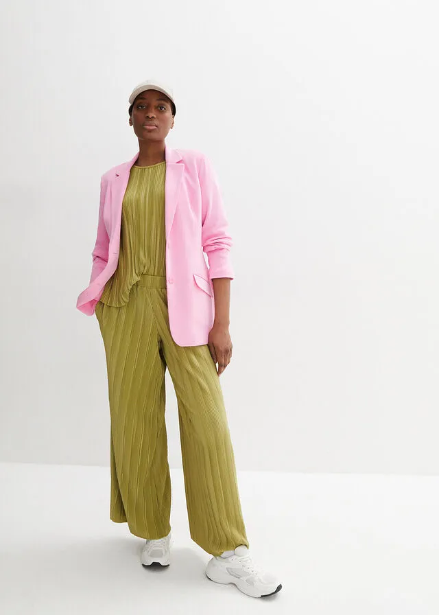 PANTALóN DE ALGODóN VERDE OLIVADORADO