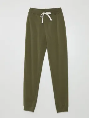 Pantalón de jogging de tejido de chándal - KAKI