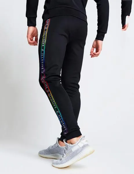 PANTALóN ILLUSIVE LONDON TAPED CUFFED JOGGERS  BLACK