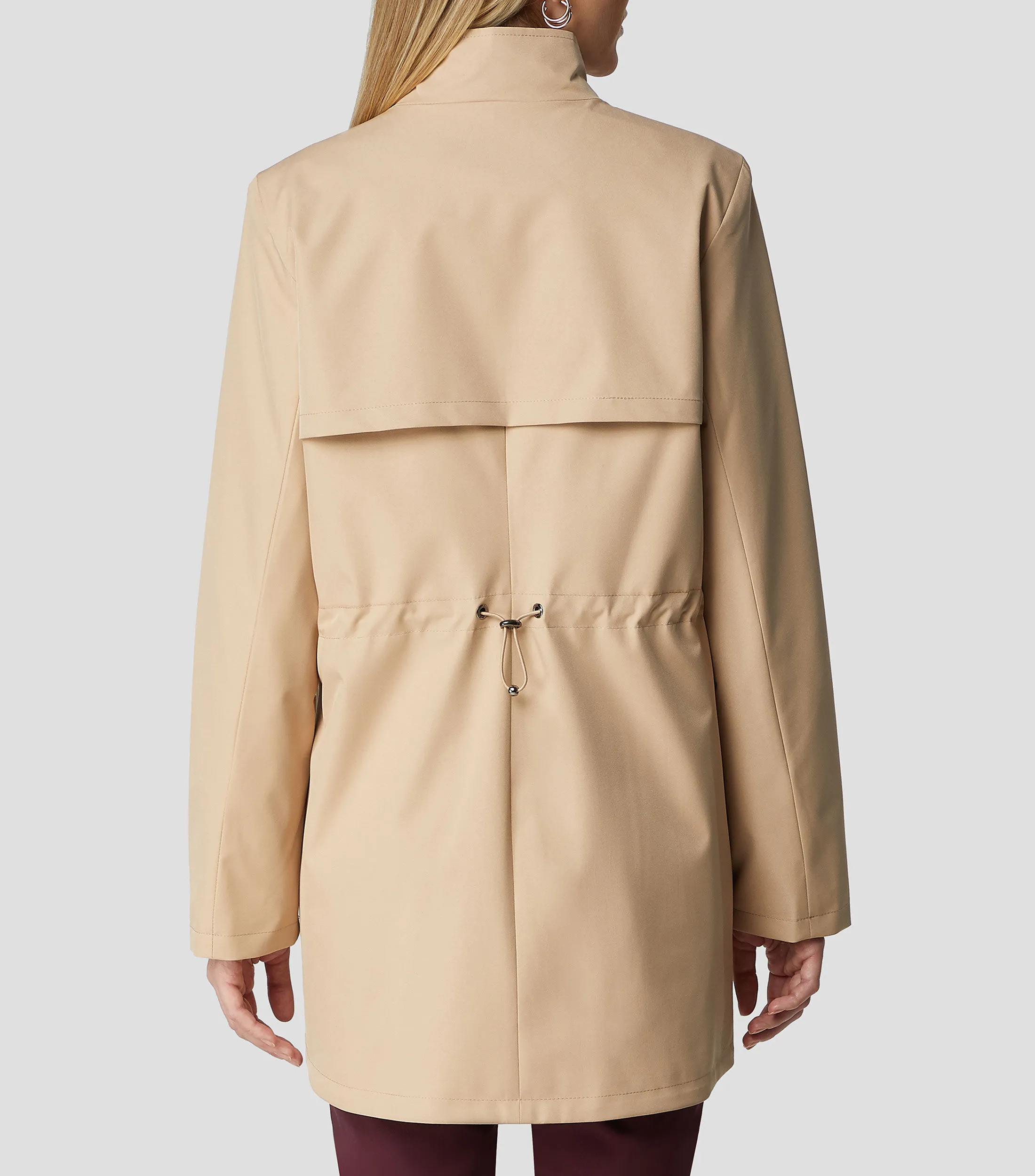 Pertegaz Gabardina midi con botonadura Mujer