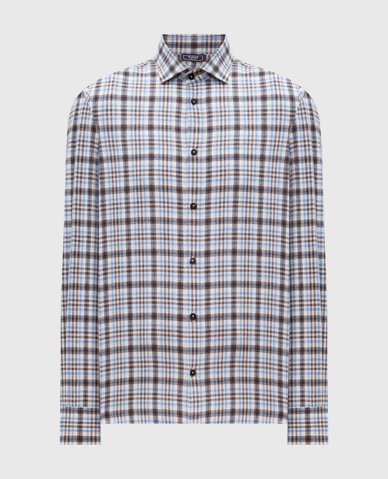 Peserico White checked shirt