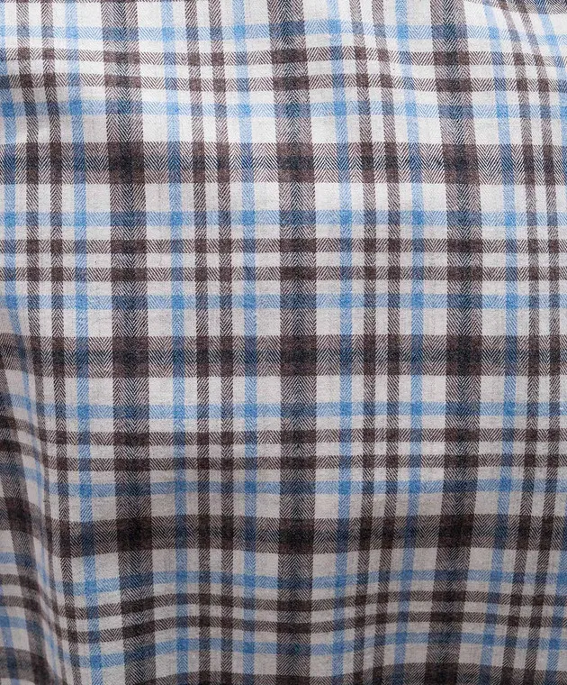 Peserico White checked shirt