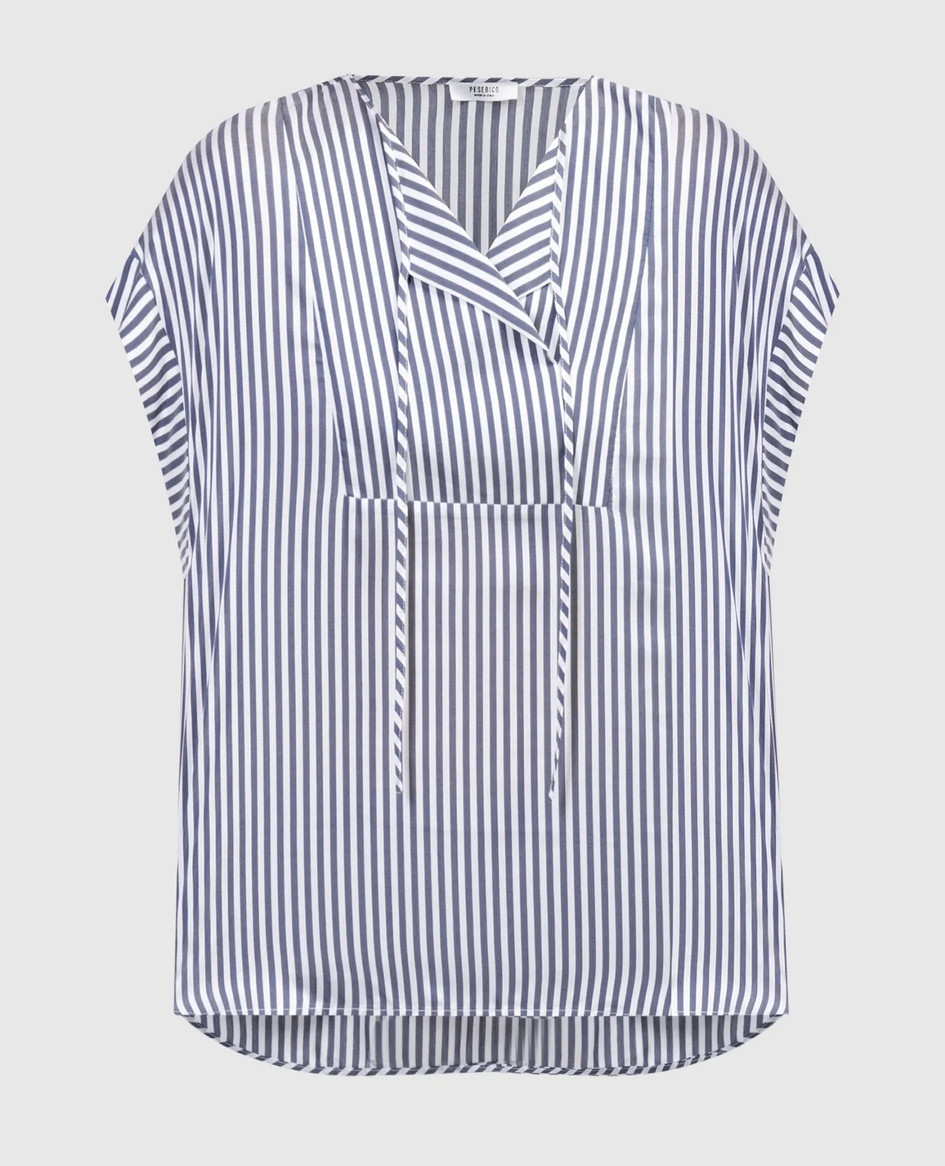 Peserico White striped shirt