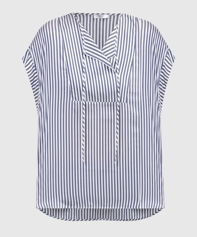 Peserico White striped shirt