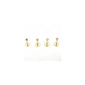 Piercing Individual Oro de Ley Criconita de Color