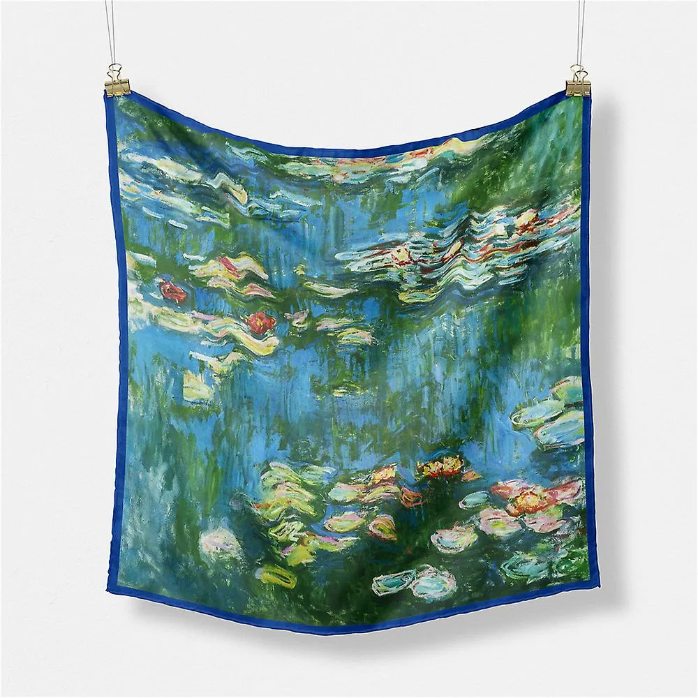 PINTURA DE BUFANDA CUADRADA | PAñUELOS DE SEDA PARA MUJER | BUFANDAS CUADRADAS DE SEDA | PAñUELOS DE SEDA  PAñUELOS DE SEDA