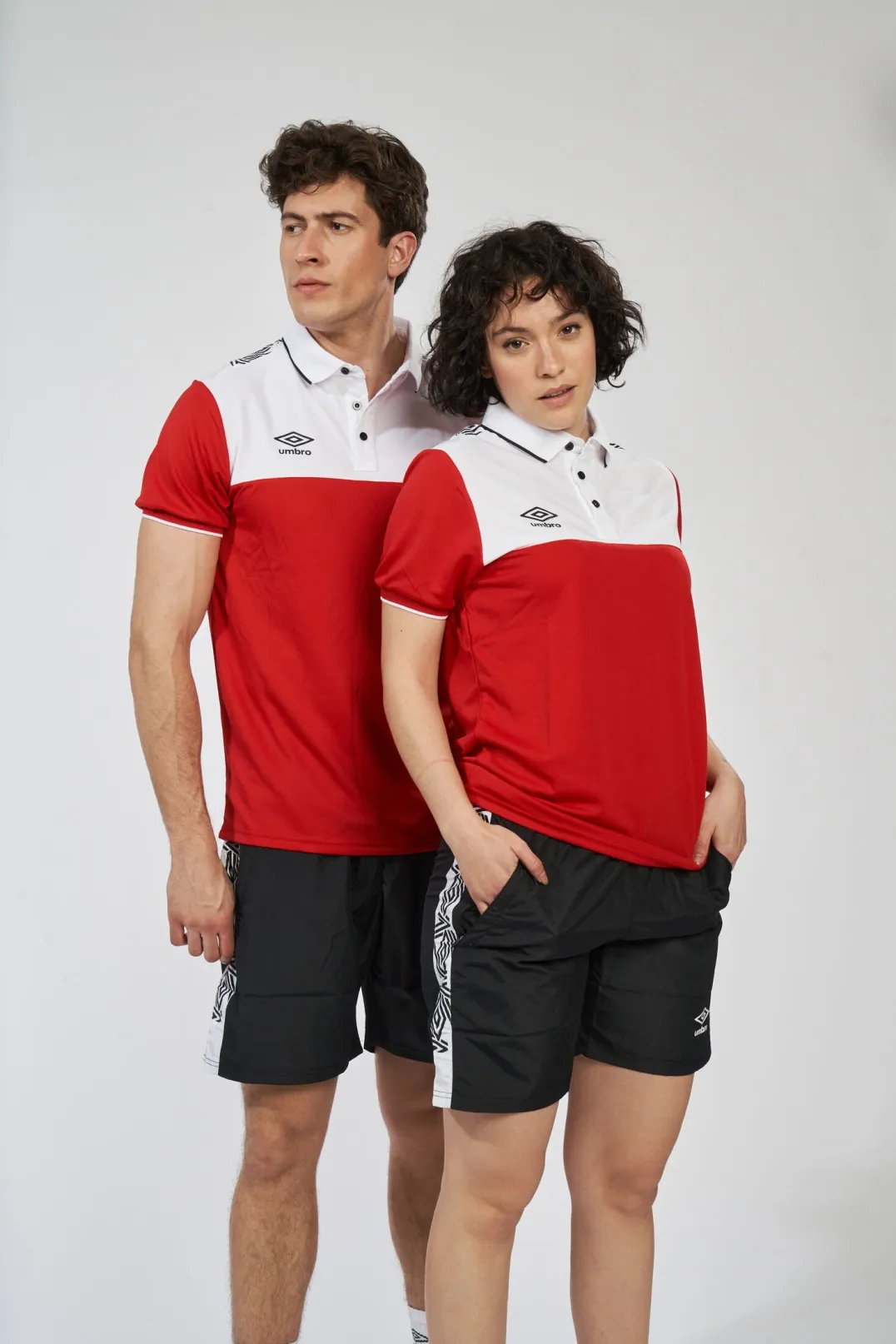 Polo Umbro Victoria Red / White