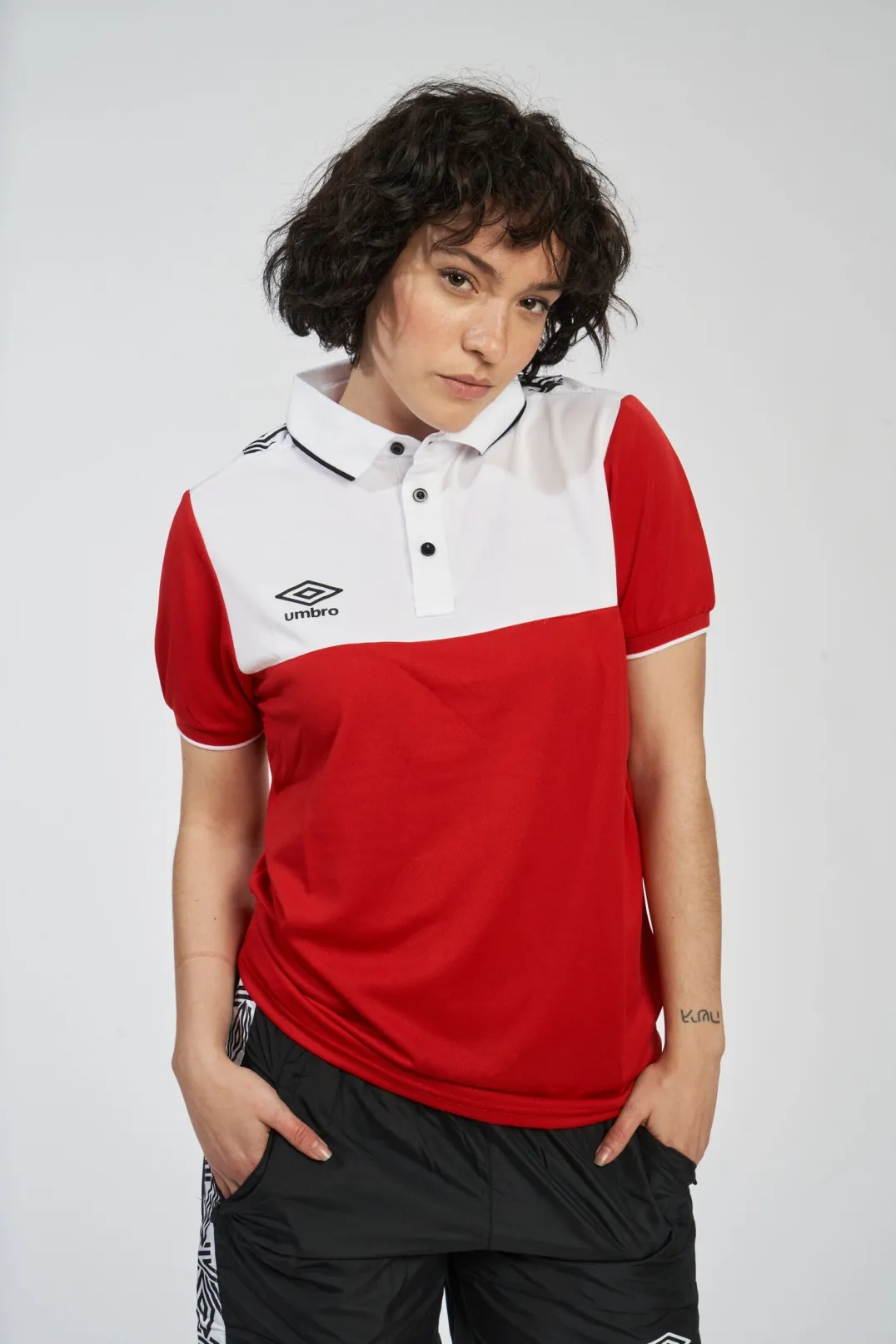 Polo Umbro Victoria Red / White