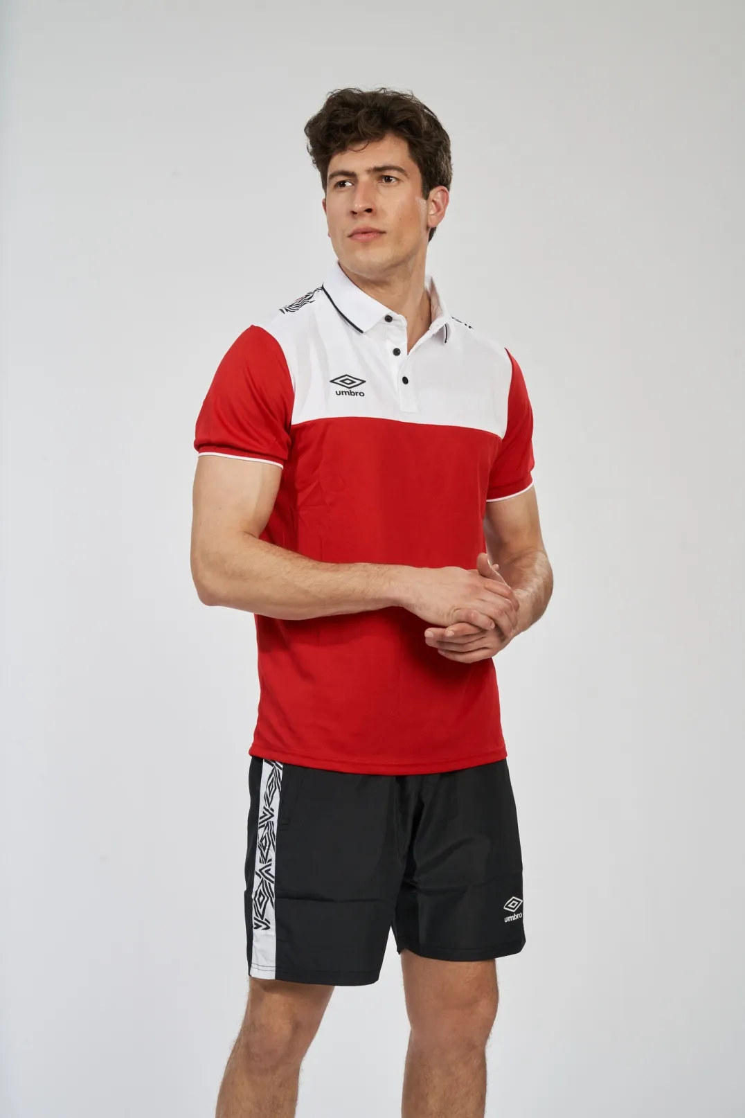 Polo Umbro Victoria Red / White