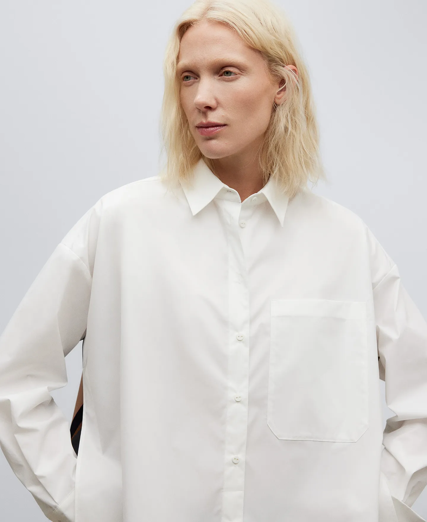 Printed back shirt woman