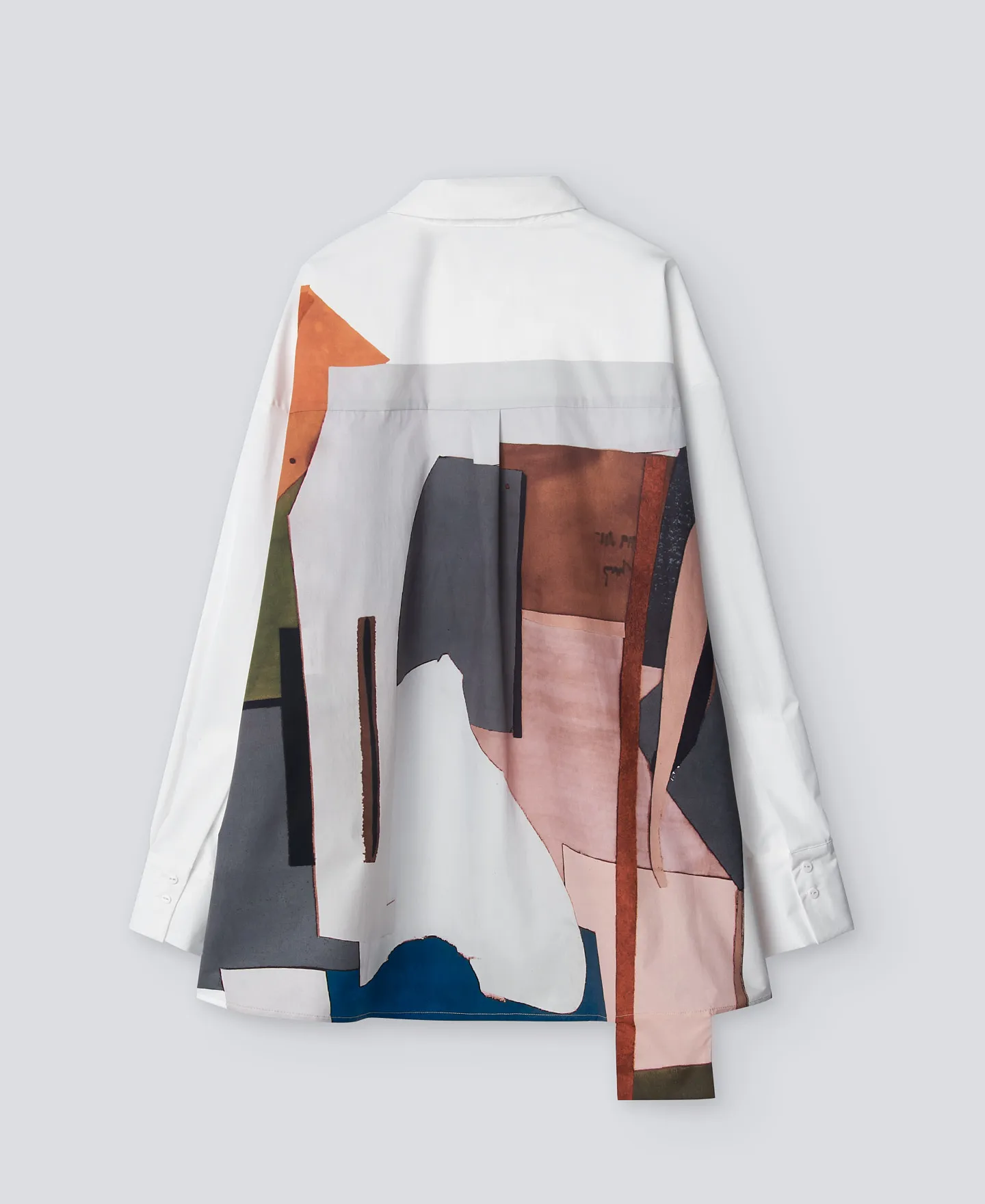 Printed back shirt woman