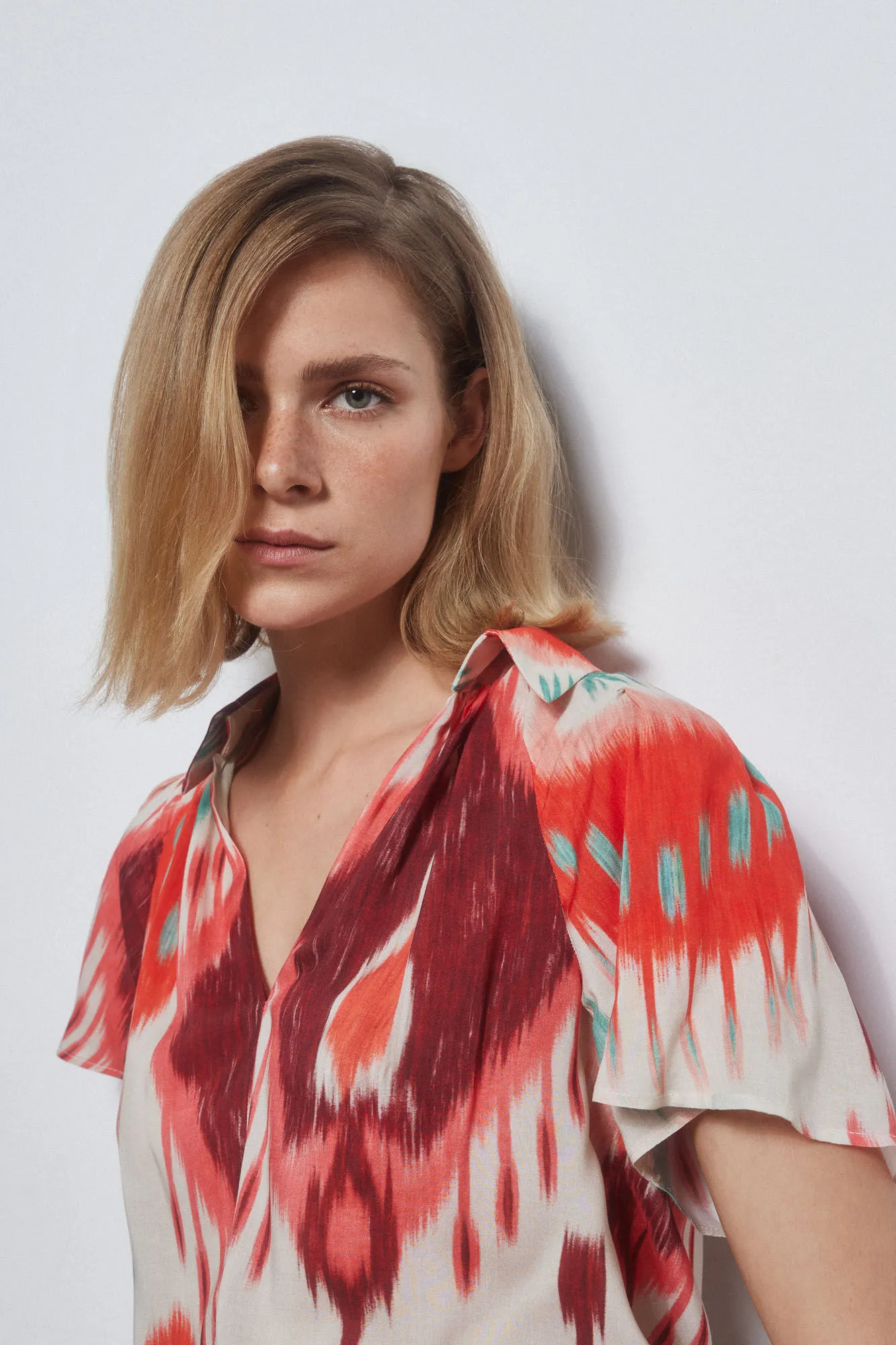 Printed floaty shirt