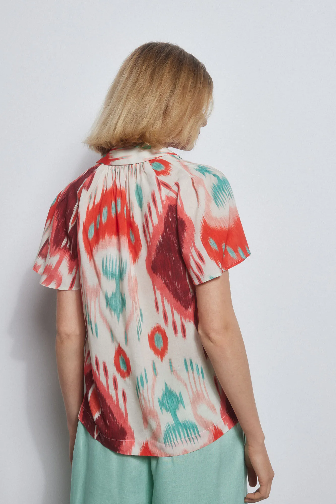 Printed floaty shirt