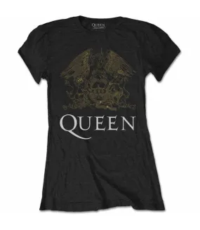 QUEEN Crest Camiseta Licencia oficial Chica RockOff QUTS22LB