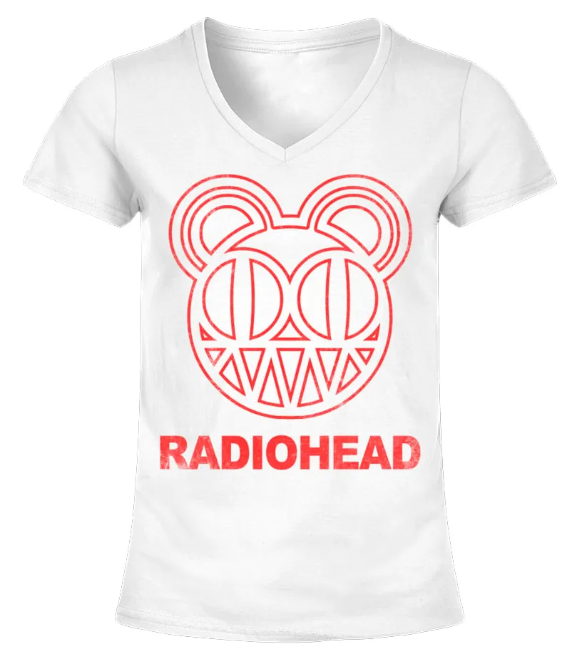 Radiohead WT (2) Camiseta cuello pico Mujer