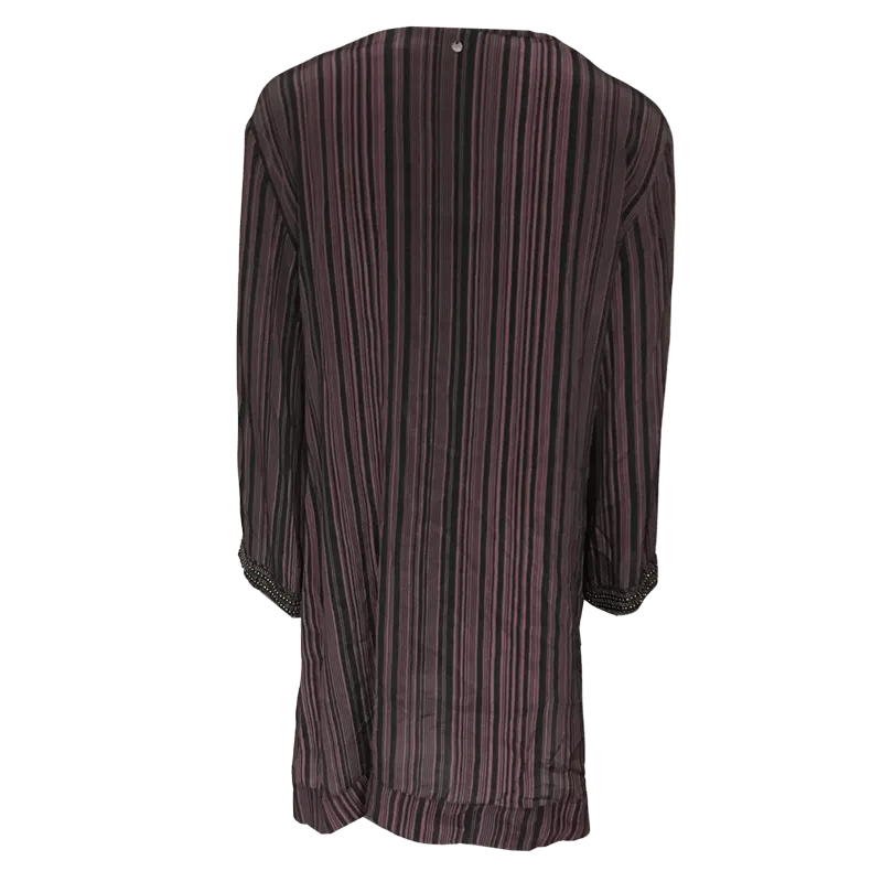 RAPSODIA Vestido Seda Rayado