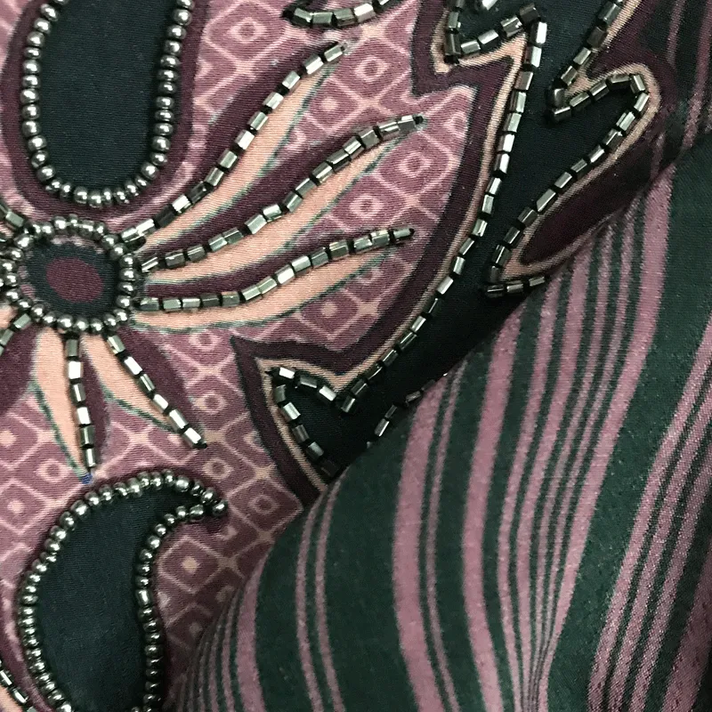RAPSODIA Vestido Seda Rayado