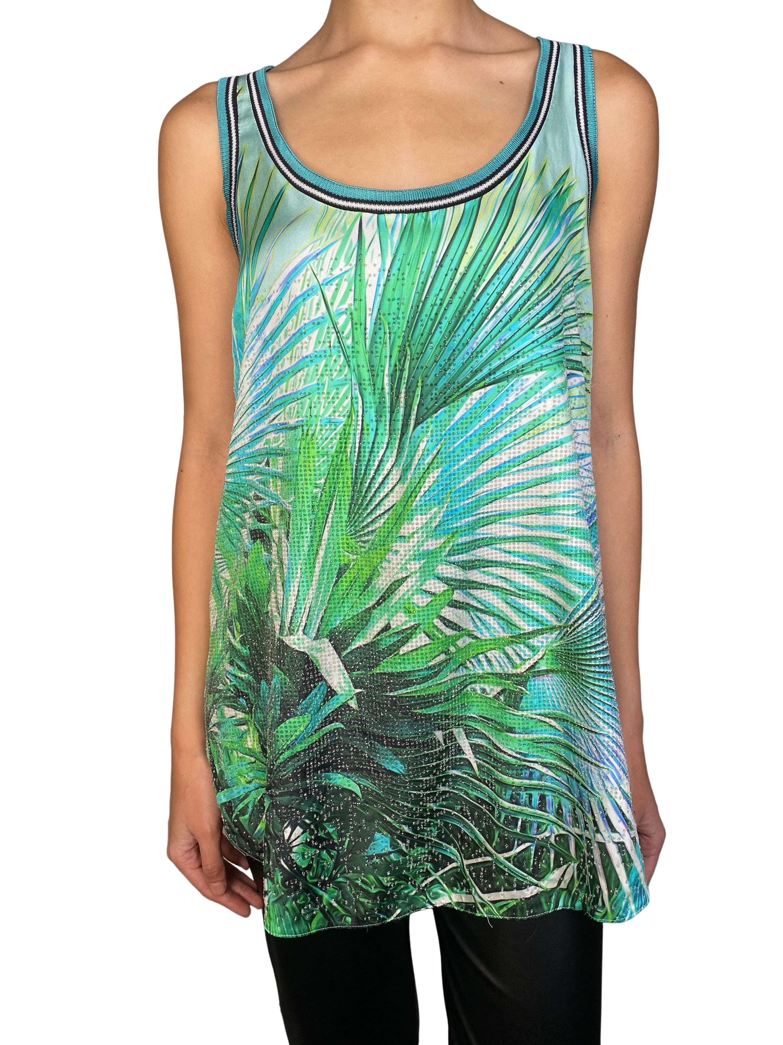 ROBERTO CAVALLI Polera Seda Y Lino
