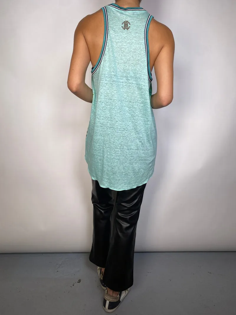 ROBERTO CAVALLI Polera Seda Y Lino