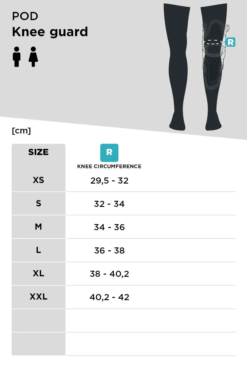 Rodillera Derecha POD K4 2.0 Negra
